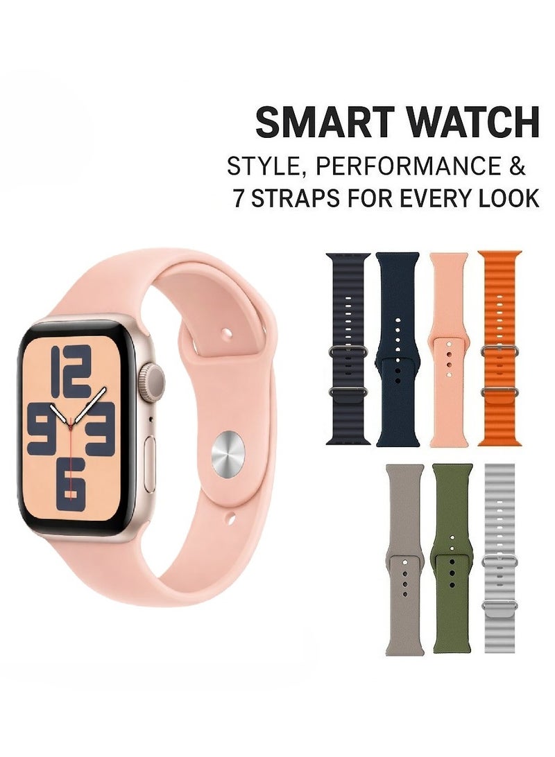Sports Watch With Health Fitness Tracker  Series9 45MM- Gold - Image 1